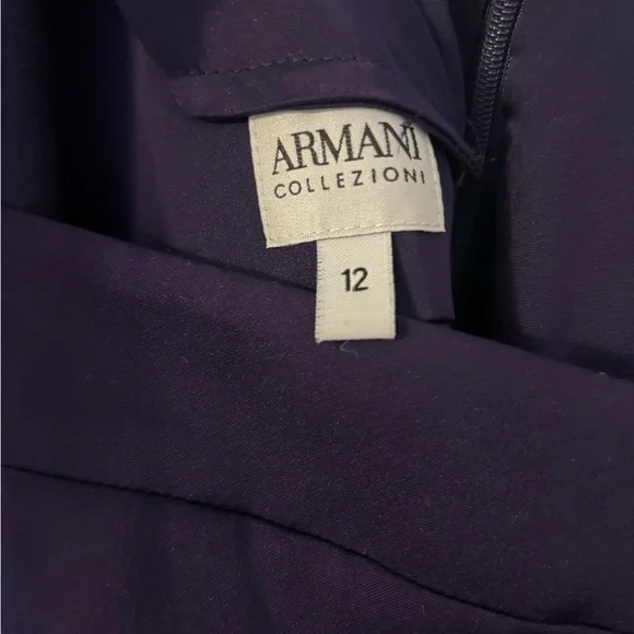 Armani Collezioni dress. Gorgeous deep purple color. - Picture 4 of 9